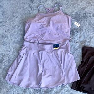 Lavender Tank Top with Skirt